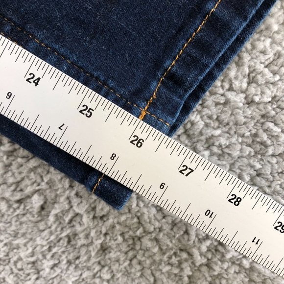 Boden Womens Trafalgar Straight Leg Jeans Size 4P Blue Dark Wash Mid Rise - Picture 12 of 12